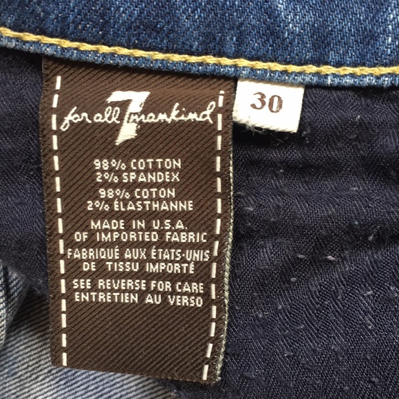 •7 for all Mankind Low Rise Slim Cigarette Jeans• - Picture 3 of 4